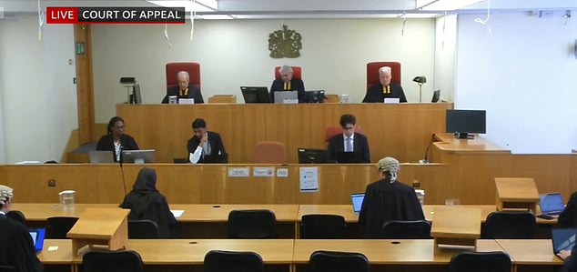 Sir Geoffrey Vos, Master of the Rolls, pictured today as he rejected Harry's appeal to have his security detail reinstated