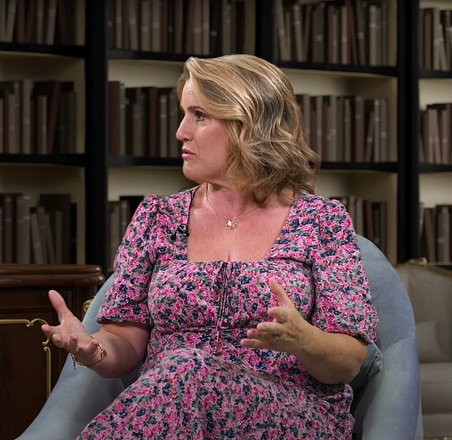Rebecca English (pictured) said Palace insiders are rolling their eyes and unsurprised by Meghan's use of her title - despite the agreement made with the late Queen Elizabeth during the Sandringham Summit