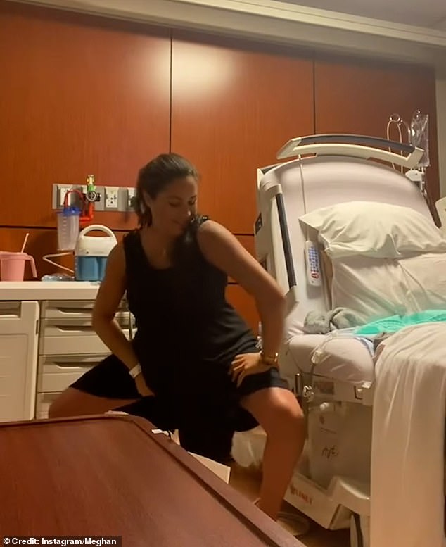 Earlier this week the actress shared a throwback reel of herself twerking to help induce labor ahead of Lillibet's birth