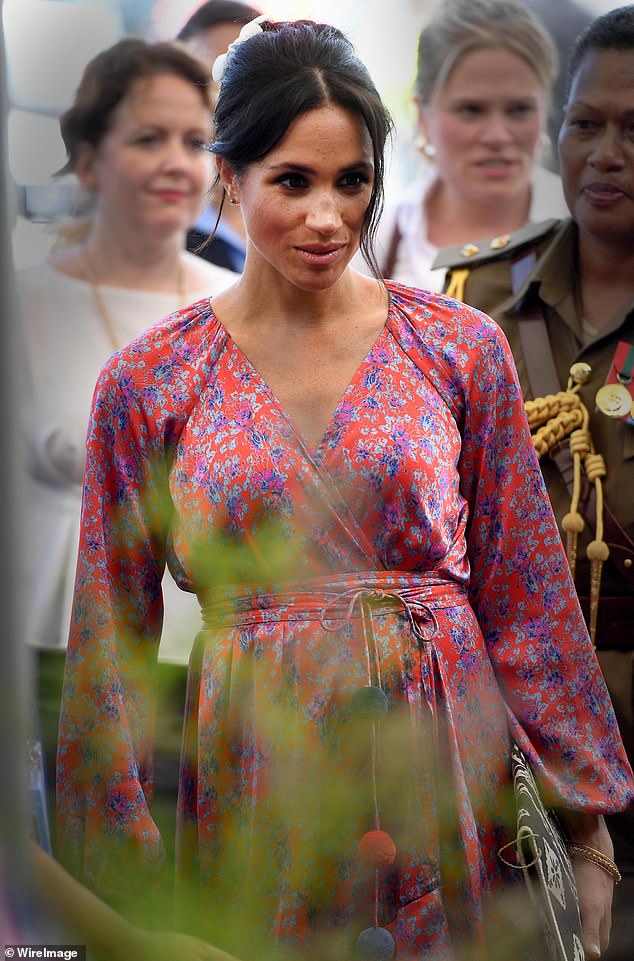 Meghan visits Suva Market to meet some of the female vendors who have been involved in the UN Women's project 'Markets for Change' in Suva, Fiji