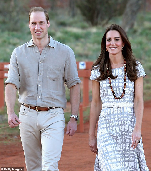 Ms Brown wrote that the crowds were 'markedly more enthusiastic' than for Kate and William in their own Australian tour in 2014