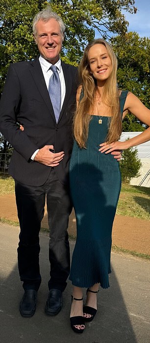 The great-niece of James Bond creator Ian Fleming with her husband-to-be Lord Goldsmith