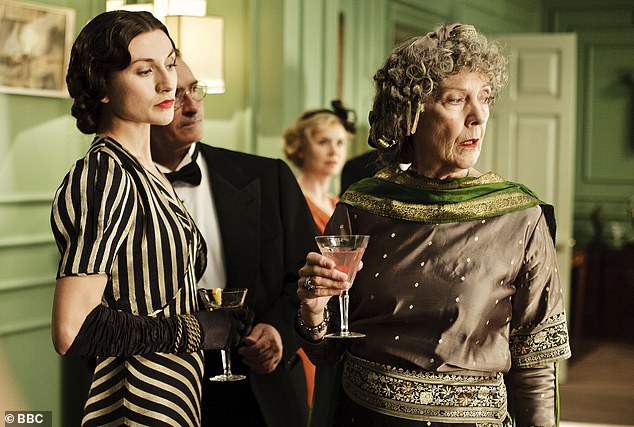 Wallis Simpson waltzed into 165 Eaton Place in London's Belgravia in a resuscitated iteration of the famed British television series Upstairs, Downstairs. (Pictured: Emma Clifford as Wallis Simpson in Upstairs, Downstairs).