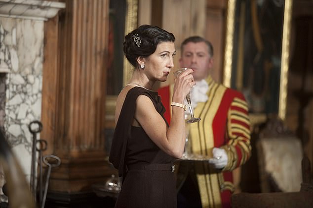 In the 2010 Oscar-winning The King's Speech, Eve Best enshrined her as a Yankee seductress, who, cocktail in hand, turned Balmoral Castle into a jazz-age nightclub. (Pictured: Eve Best as Wallis Simpson).