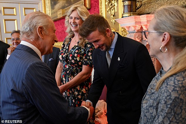 David has been a longtime friend of the Royal Family and he was finally honoured with a knighthood for his services to sport and charity earlier this month