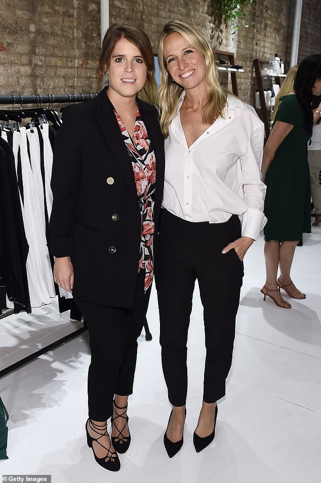 Princess Eugenie of York and Misha Nanoo attend Misha Nonoo Pop-Up Launch Event on September 09, 2019