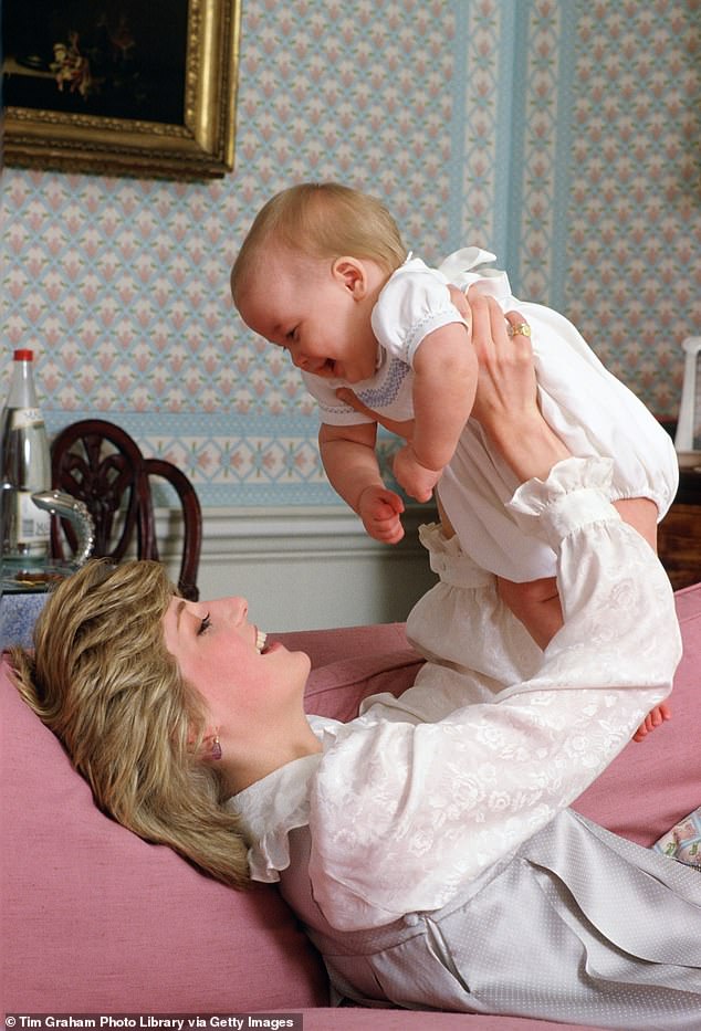 Prince William used his birthday photos to present a very specific image, according to a branding expert pictured as a baby, with his mother)