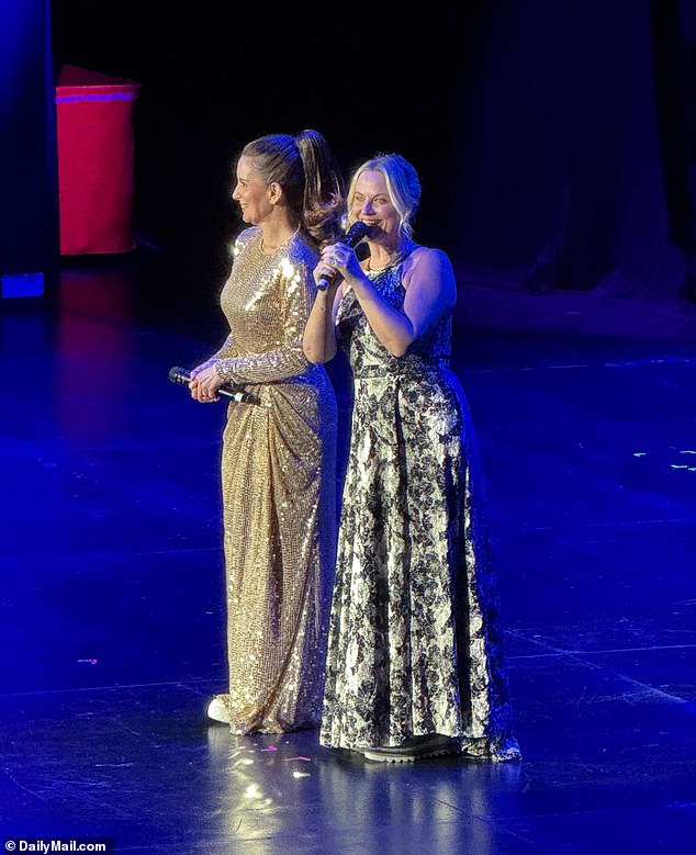 The Saturday Night Live alums roasted celebrities like the Duchess of Sussex, Ben Affleck and Channing Tatum as they took the stage at Ocean's Ovation Hall on Saturday