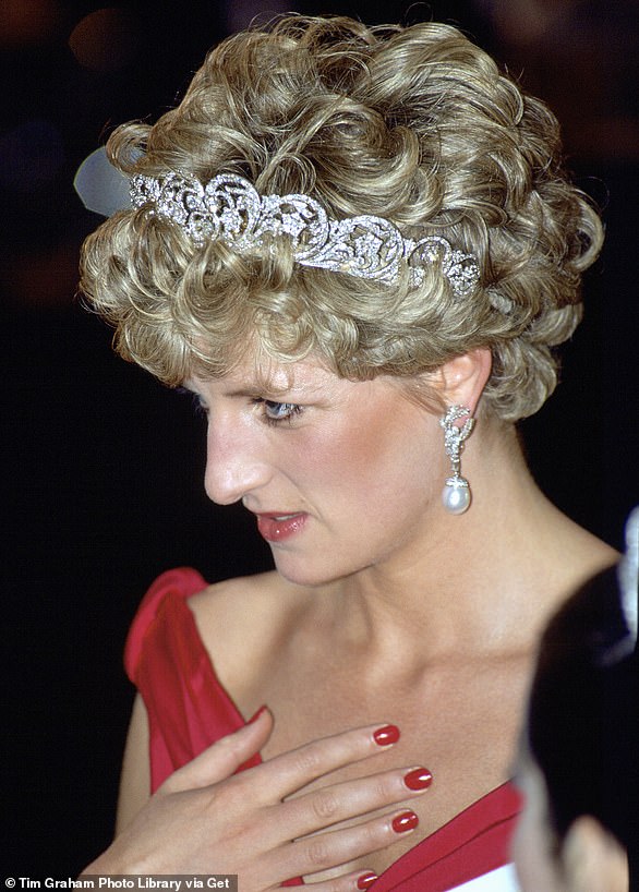 Princess Diana attends a performance of the English National Ballet in Budapest, Hungary, on March 23, 1992