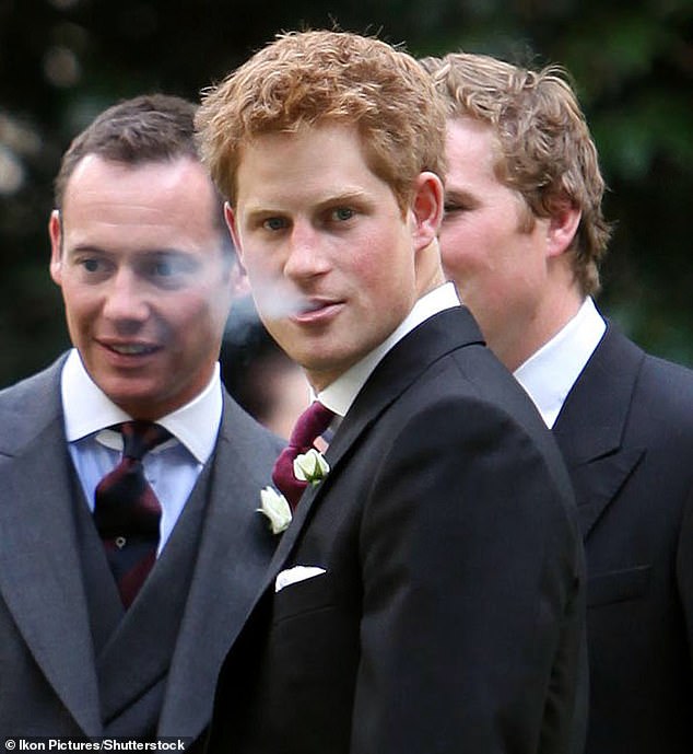 Harry – pictured in August 2009 – wrote: 'I was the shadow, the support, the Plan B. I was brought into the world in case something happened to Willy'