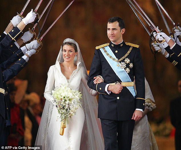 Queen Letizia and King Felipe VI of Spain are celebrating their 21st wedding anniversary today