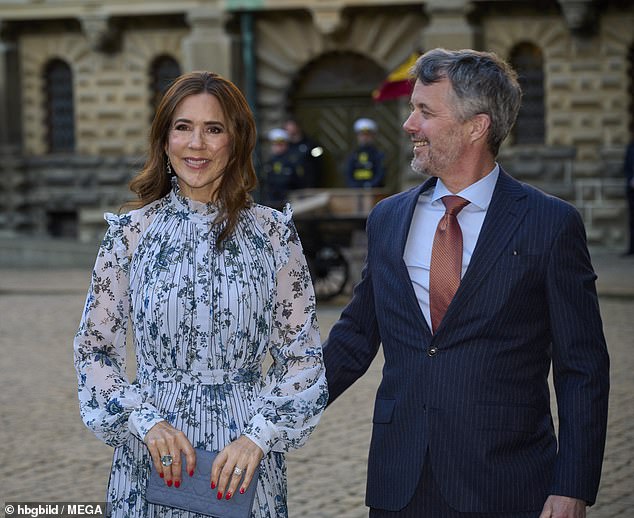 Queen Mary joined her husband King Frederik X of Denmark to host the UN Chief Executives Board Dinner on 7 May, while wearing her unmissable aquamarine statement ring
