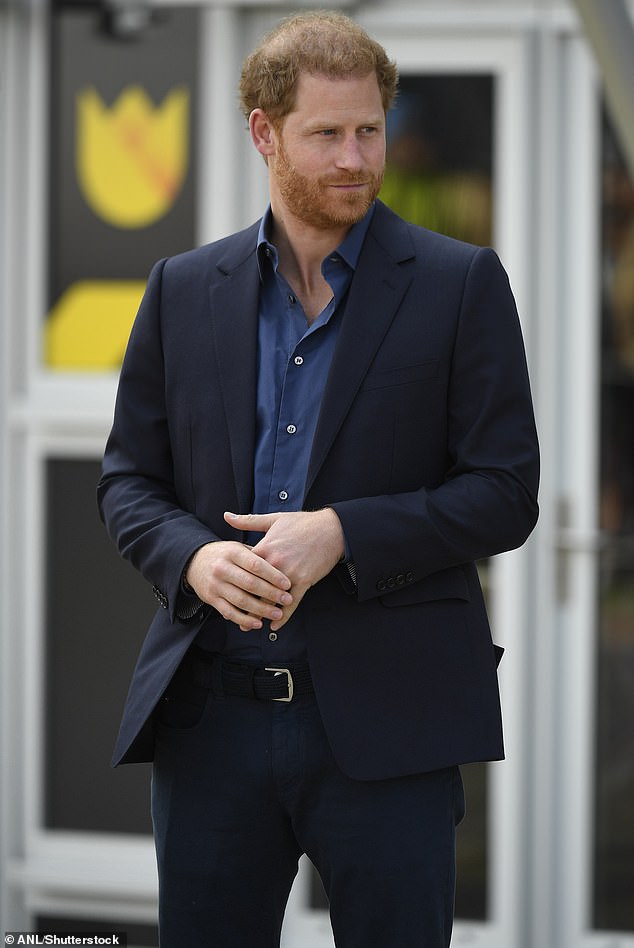 Prince Harry at the 2022 Invictus Games. A therapist who was tasked with sorting out Prince Harry's mental health worked with MI6, a royal insider has claimed