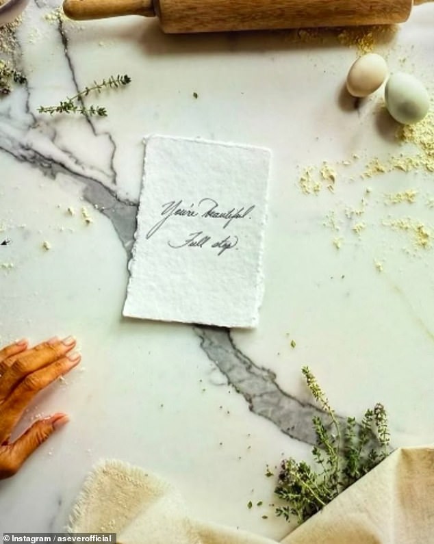Meghan Markle shared a new post on her lifestyle brand As Ever's Instagram account, featuring a sweet handwritten note for fans
