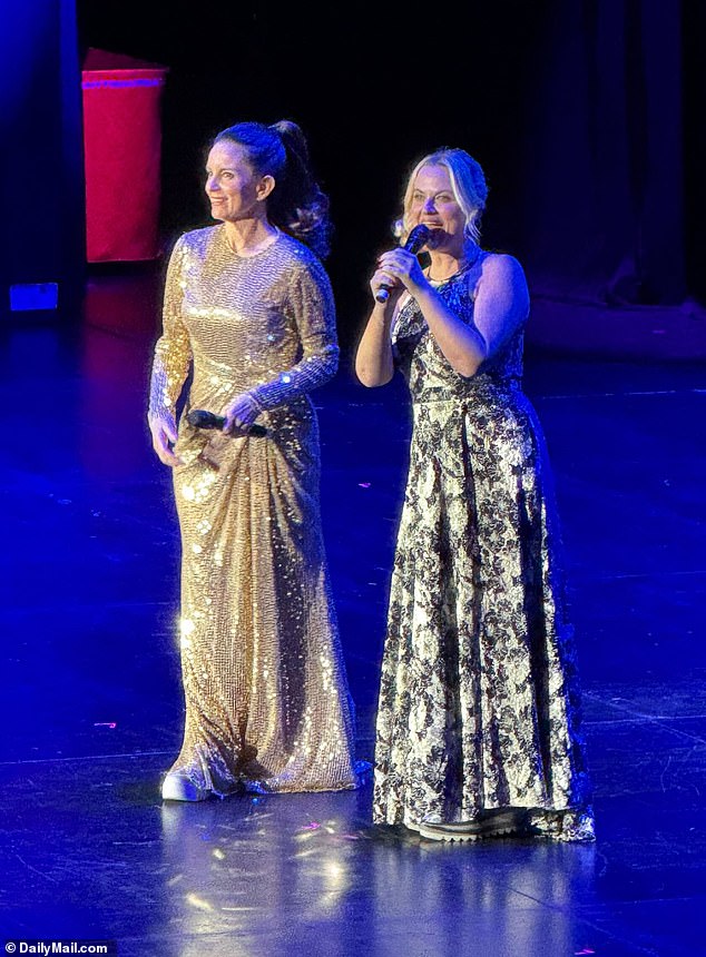 Tina Fey and Amy Poehler poked fun at Meghan Markle during their stand-up comedy show over the weekend at Ocean Casino Resort on June 21